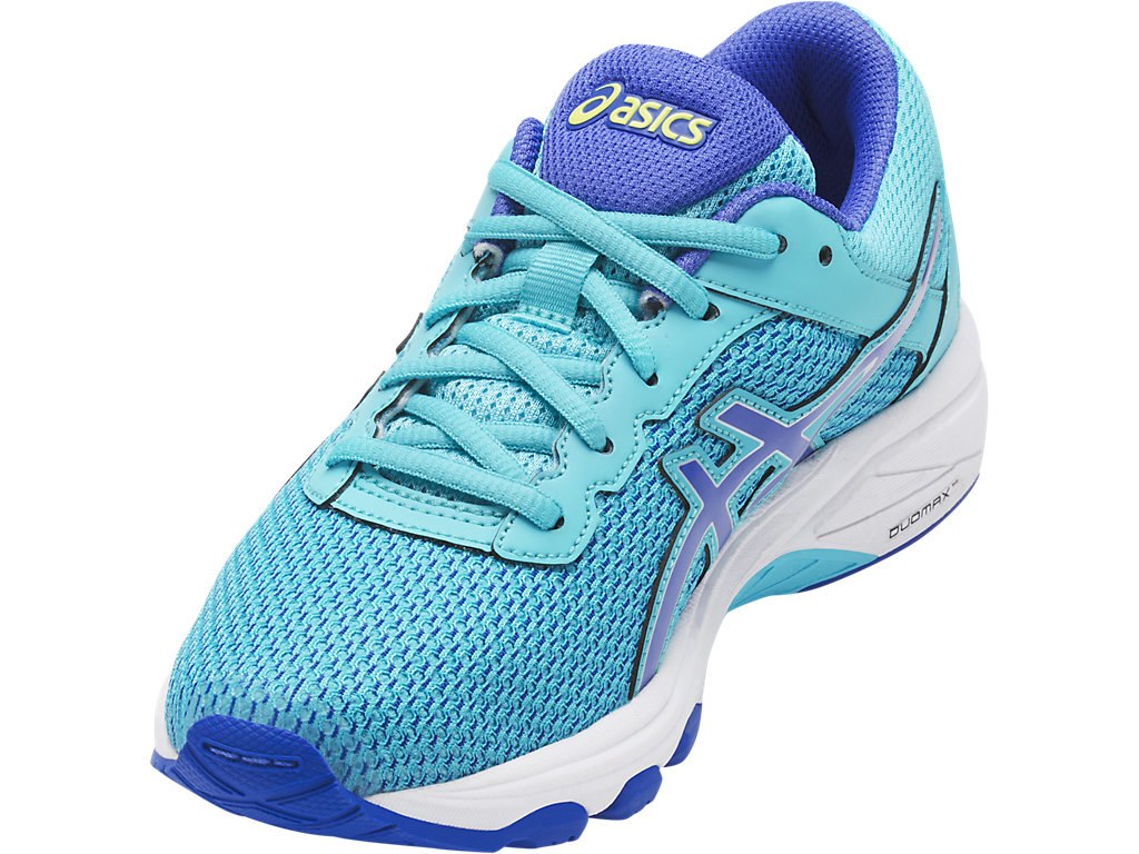 Asics Gt-1000 6 Running Shoes For Kids Light Turquoise/Blue Purple/Light Green 630LCXRA
