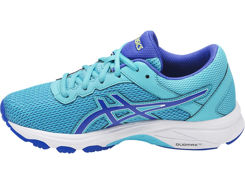 Asics Gt-1000 6 Running Shoes For Kids Light Turquoise/Blue Purple/Light Green 630LCXRA