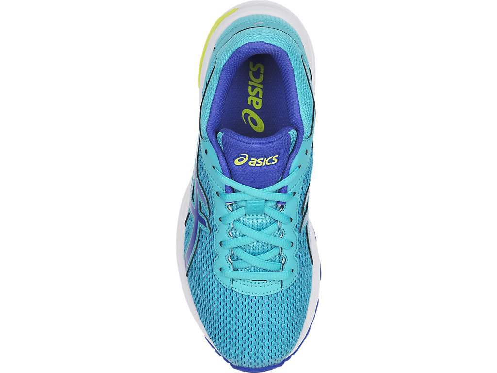 Asics Gt-1000 6 Running Shoes For Kids Light Turquoise/Blue Purple/Light Green 630LCXRA