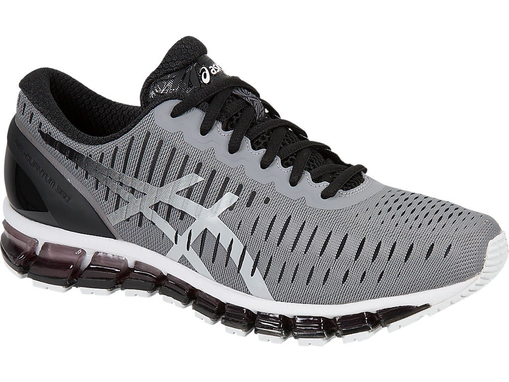 Asics Gel-Quantum 360 Running Shoes For Men Grey/Black 633EHSKA