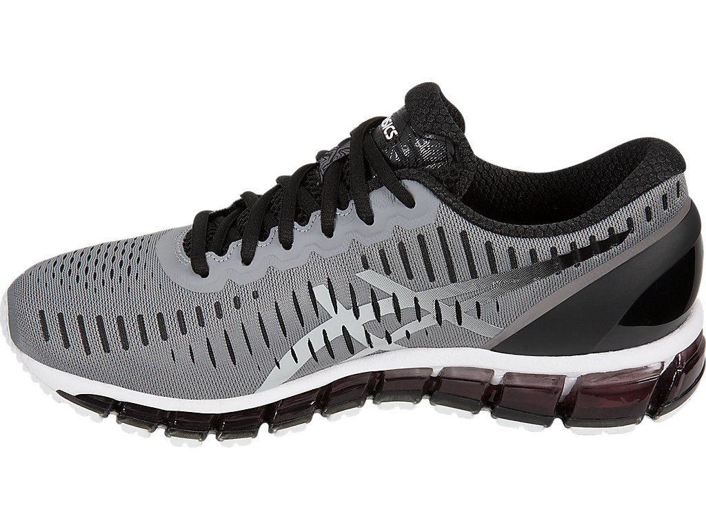 Asics Gel-Quantum 360 Running Shoes For Men Grey/Black 633EHSKA