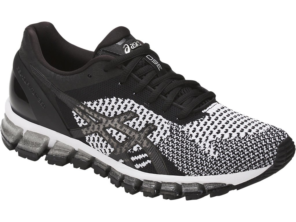 Asics Gel-Quantum 360 Running Shoes For Women Black/White/Silver 635QDPRK
