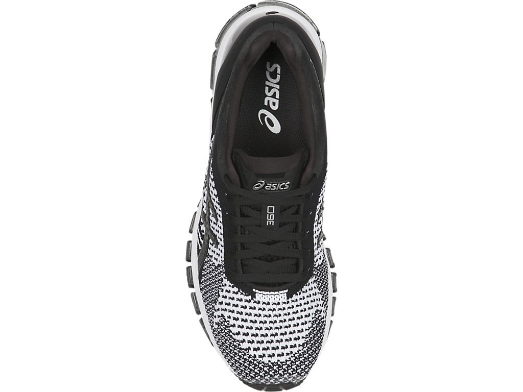 Asics Gel-Quantum 360 Running Shoes For Women Black/White/Silver 635QDPRK