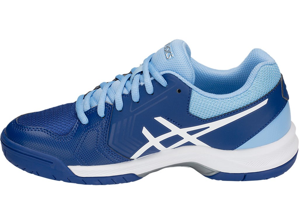 Asics Gel-Dedicate 5 Tennis Shoes For Women Blue/White 639TJASX