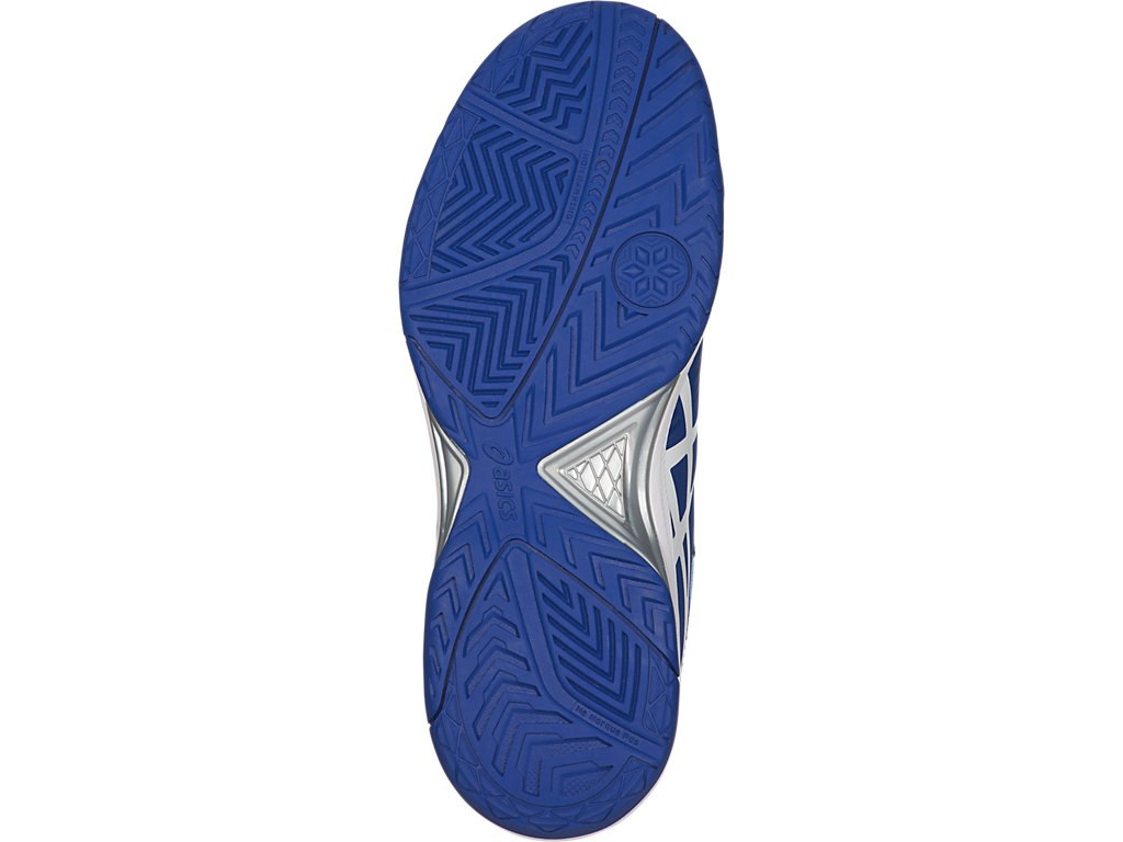 Asics Gel-Dedicate 5 Tennis Shoes For Women Blue/White 639TJASX