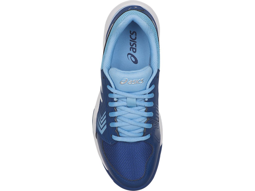 Asics Gel-Dedicate 5 Tennis Shoes For Women Blue/White 639TJASX