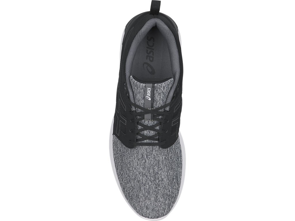 Asics Torrance Running Shoes For Men Grey/Black/Dark Grey 642EDGSW