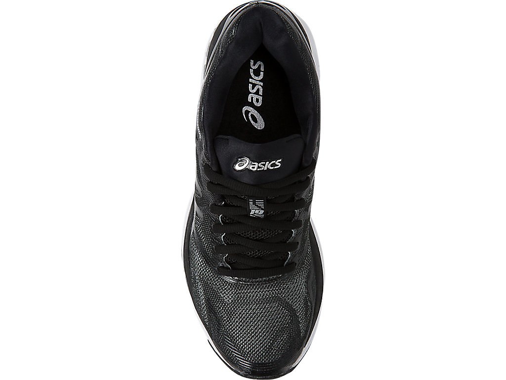 Asics Gel-Nimbus 19 Running Shoes For Women Black/Silver 645EAJFK