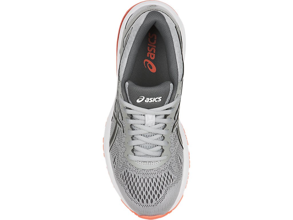 Asics Gt-1000 6 Running Shoes For Women Grey/Dark Grey/Coral 645VKDGC
