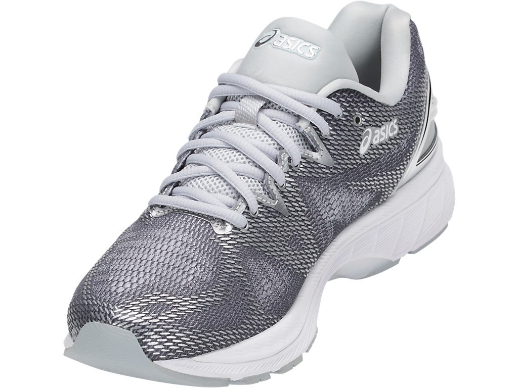 Asics Gel-Nimbus 20 Running Shoes For Men Dark Grey/Silver/White 651UMXIZ