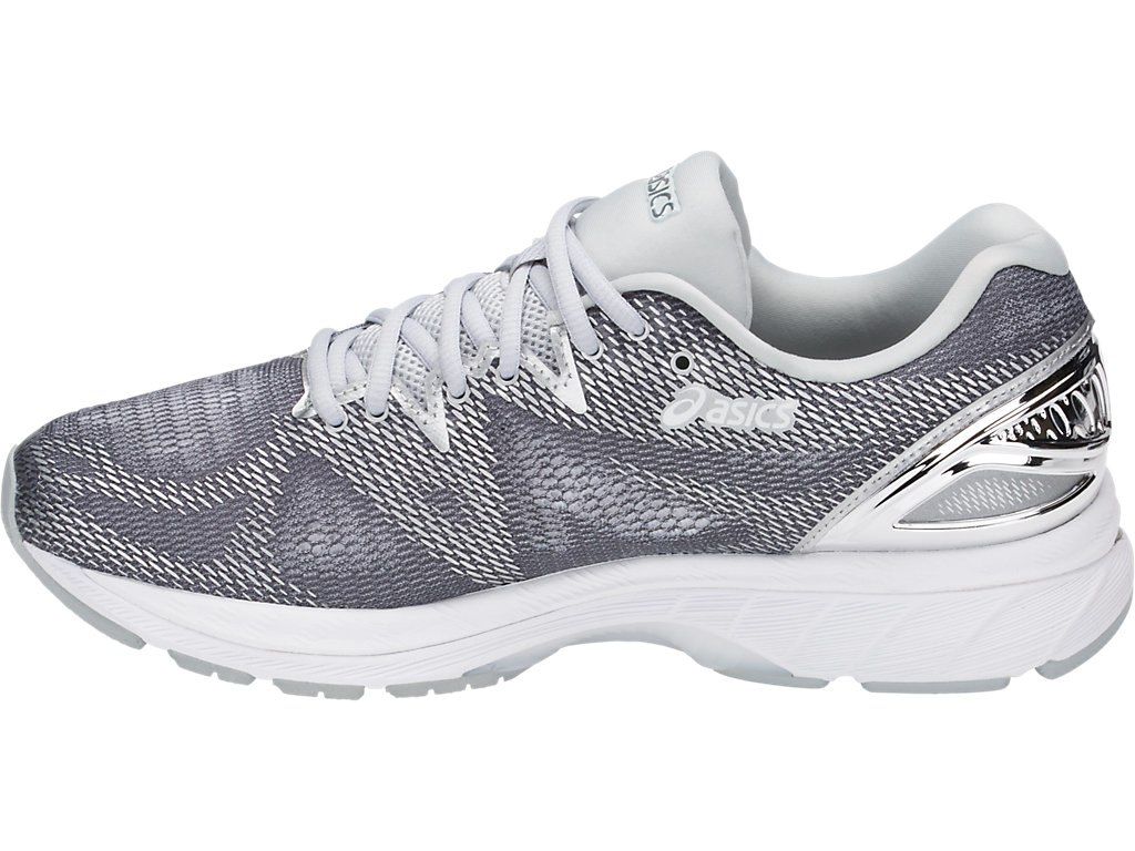 Asics Gel-Nimbus 20 Running Shoes For Men Dark Grey/Silver/White 651UMXIZ