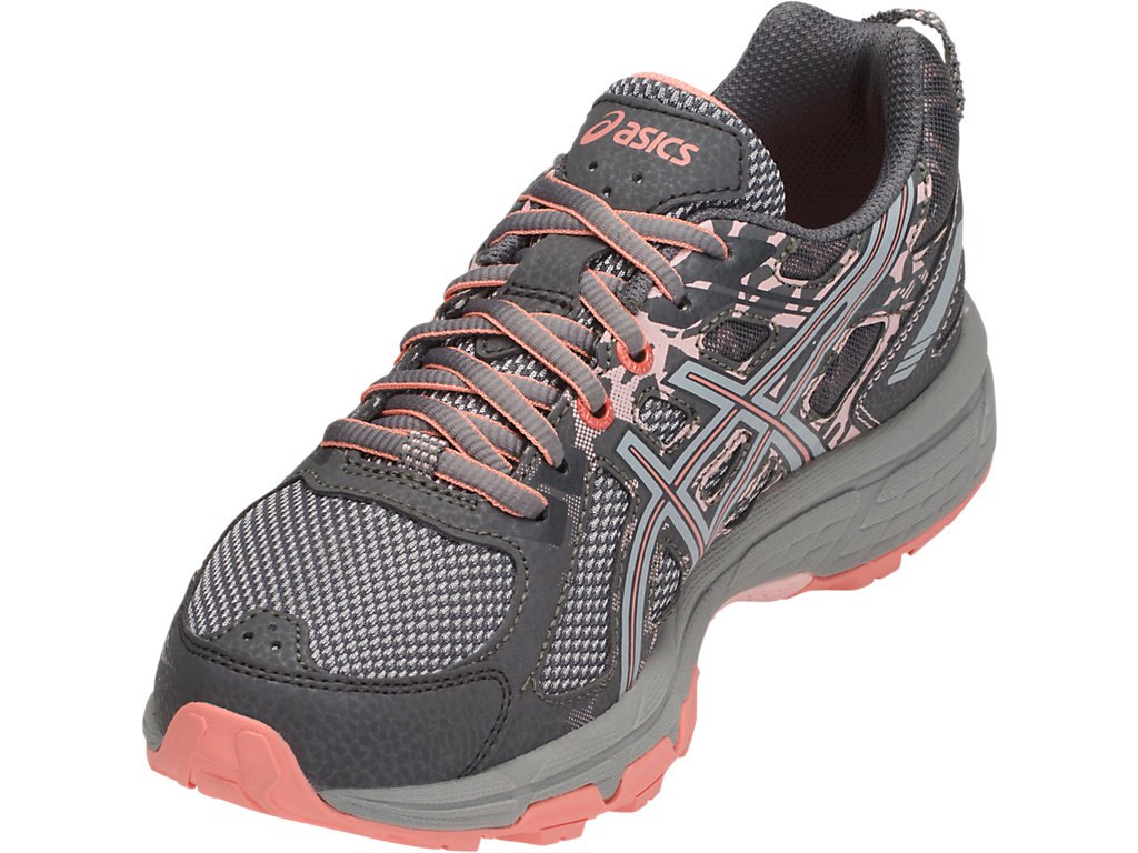 Asics Gel-Venture 6 Running Shoes For Women Dark Grey/Grey Pink 654BBEQM