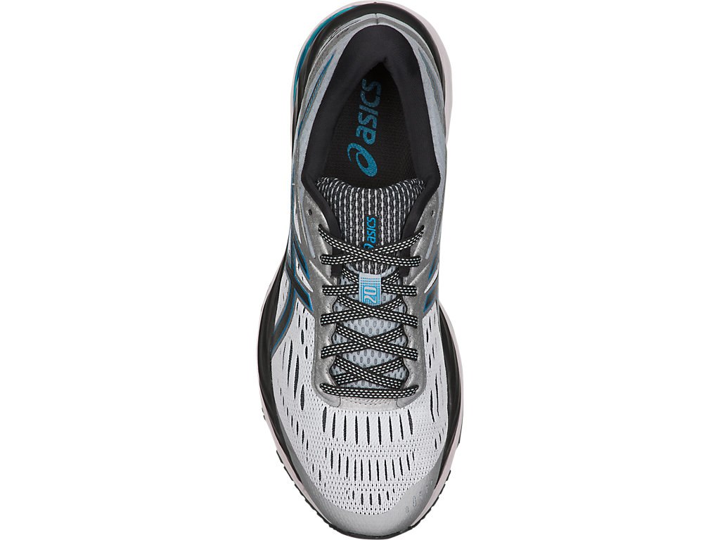 Asics Gel-Cumulus 20 Running Shoes For Men Grey/Black 655EKZZQ