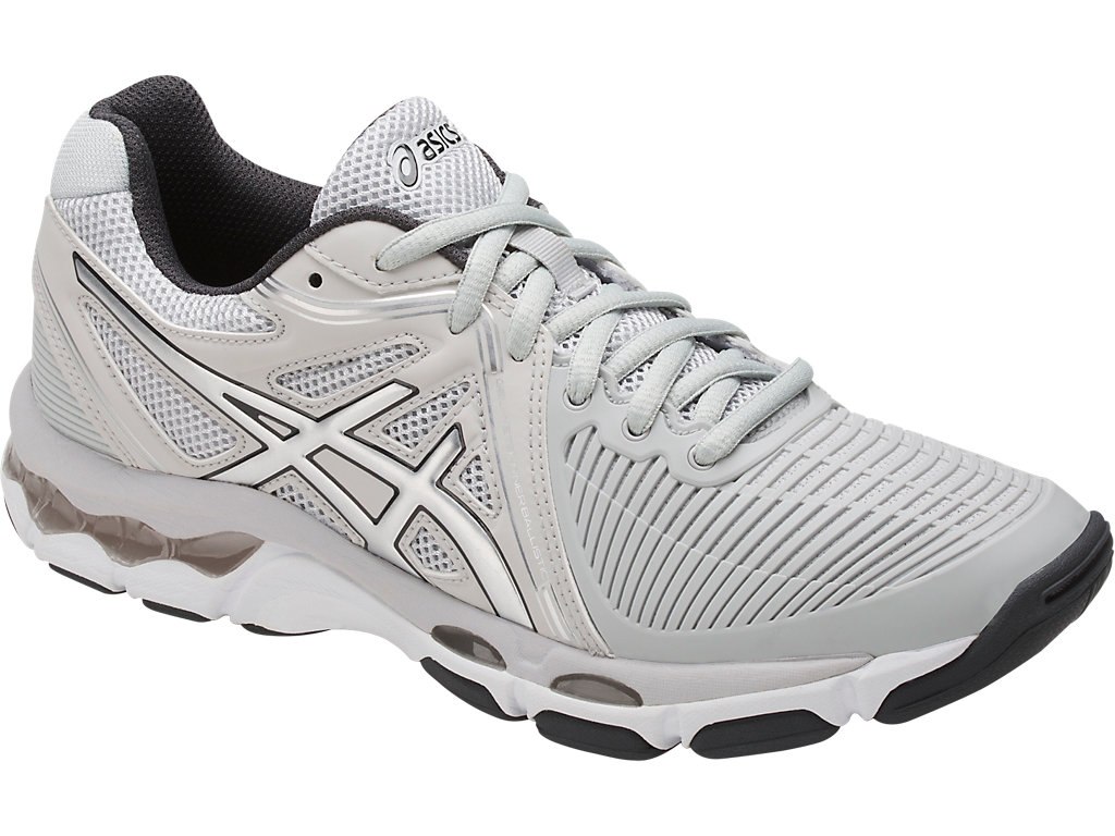 Asics Gel-Netburner Ballistic Volleyball Shoes For Women Grey/Silver/Dark Grey 656XUMHL