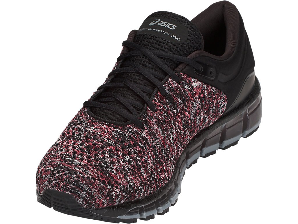 Asics Gel-Quantum 360 Running Shoes For Men Black/Red/Grey 661KZSIG