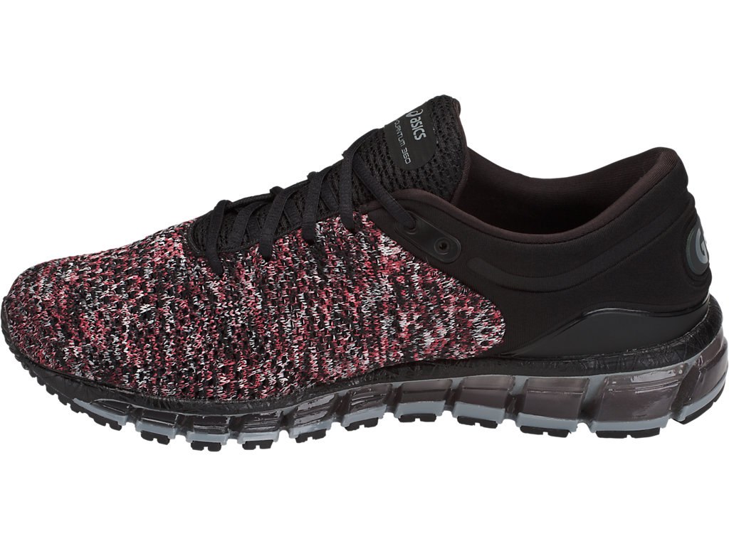Asics Gel-Quantum 360 Running Shoes For Men Black/Red/Grey 661KZSIG