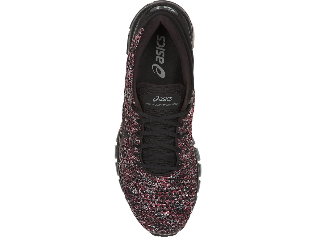 Asics Gel-Quantum 360 Running Shoes For Men Black/Red/Grey 661KZSIG