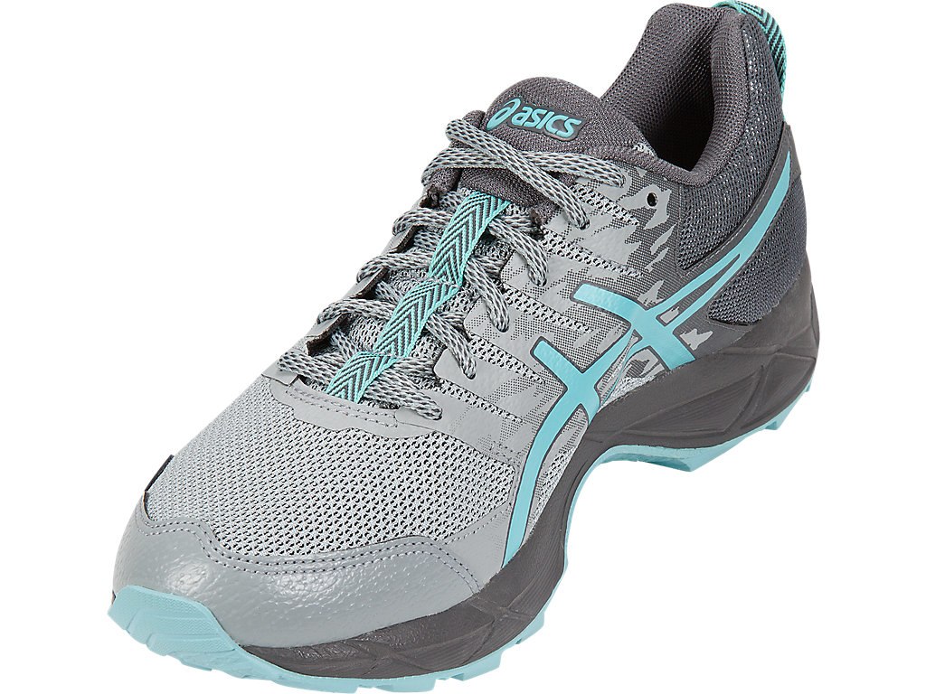 Asics Gel-Sonoma 3 Running Shoes For Women Grey/Light Turquoise Grey/Dark Grey 668SQBYY
