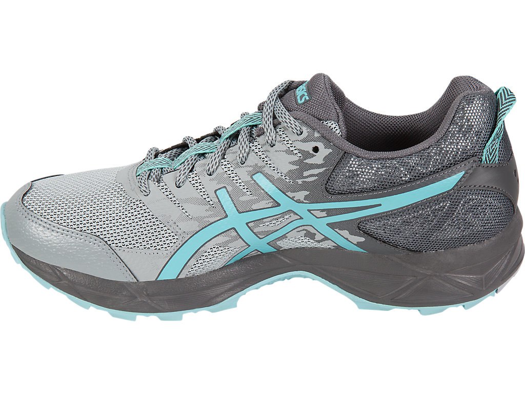 Asics Gel-Sonoma 3 Running Shoes For Women Grey/Light Turquoise Grey/Dark Grey 668SQBYY