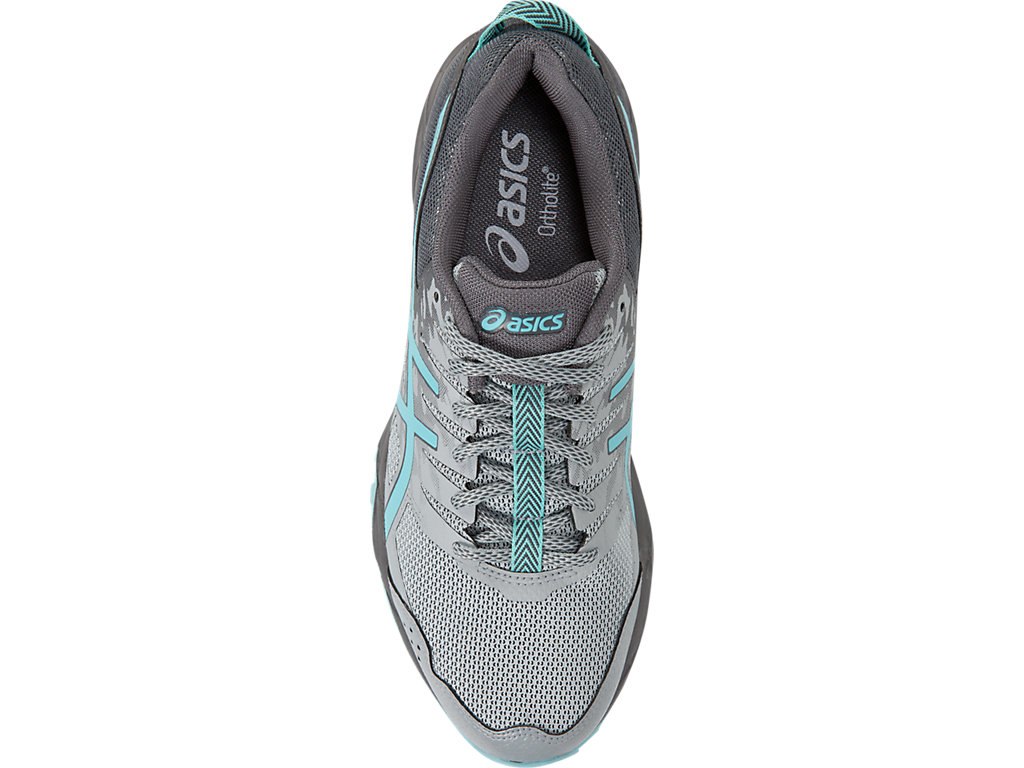 Asics Gel-Sonoma 3 Running Shoes For Women Grey/Light Turquoise Grey/Dark Grey 668SQBYY