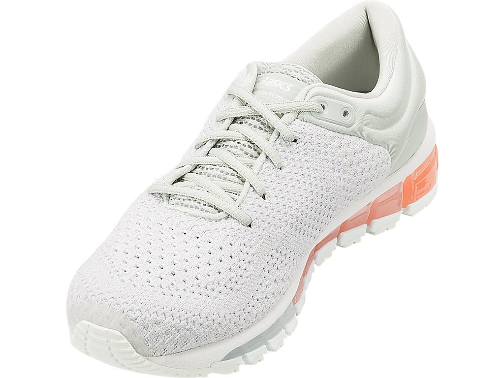 Asics Gel-Quantum 360 Running Shoes For Women Grey/Pink 672YJECL