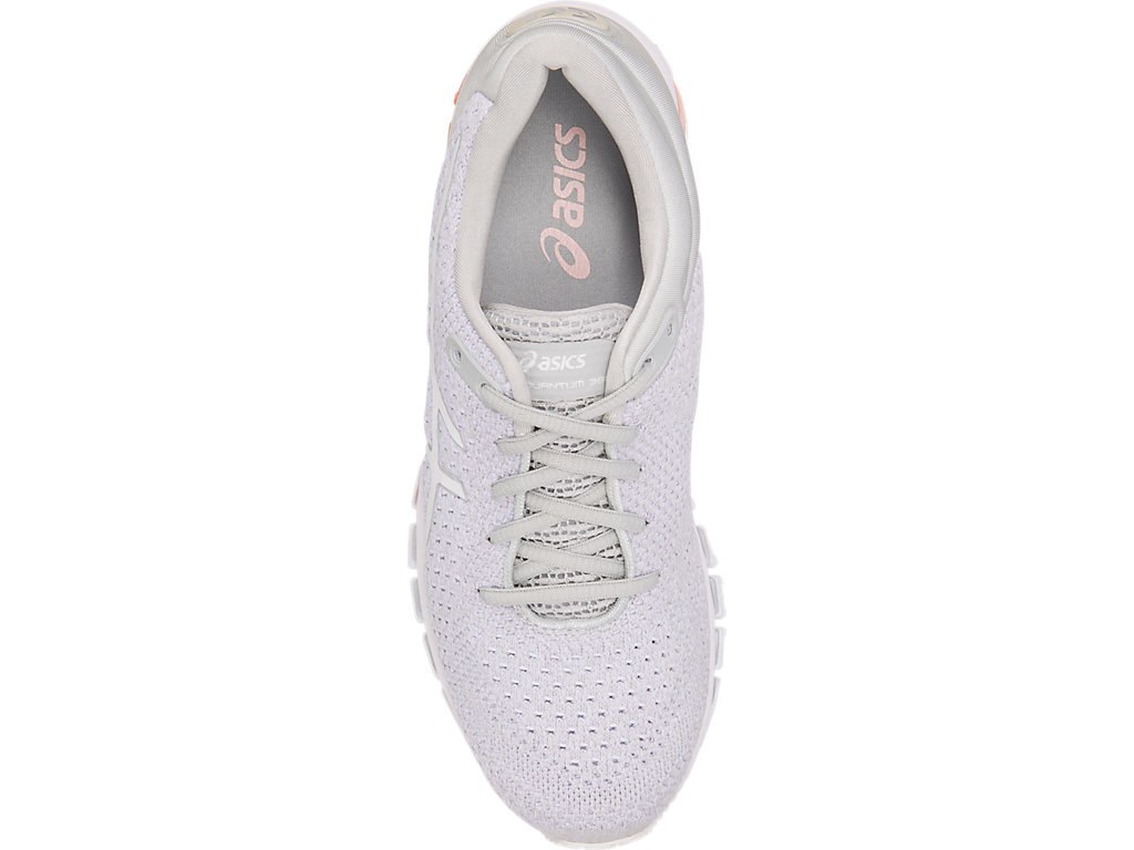 Asics Gel-Quantum 360 Running Shoes For Women Grey/Pink 672YJECL