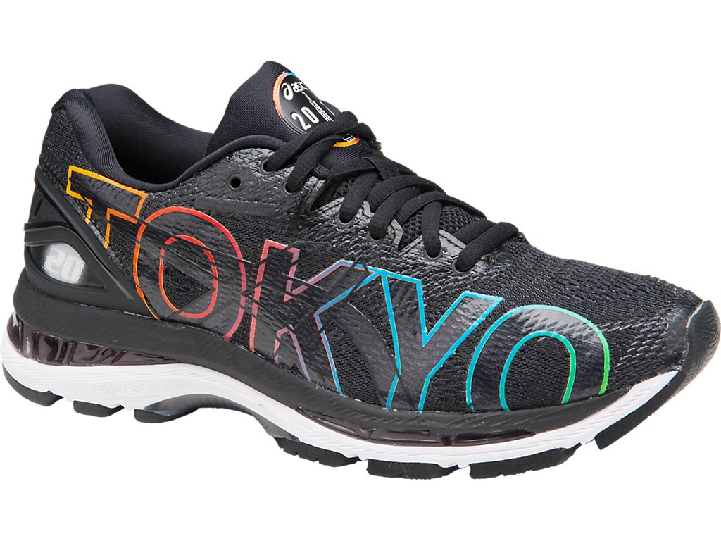 Asics Gel-Nimbus 20 Running Shoes For Women Black 673ZRPGF