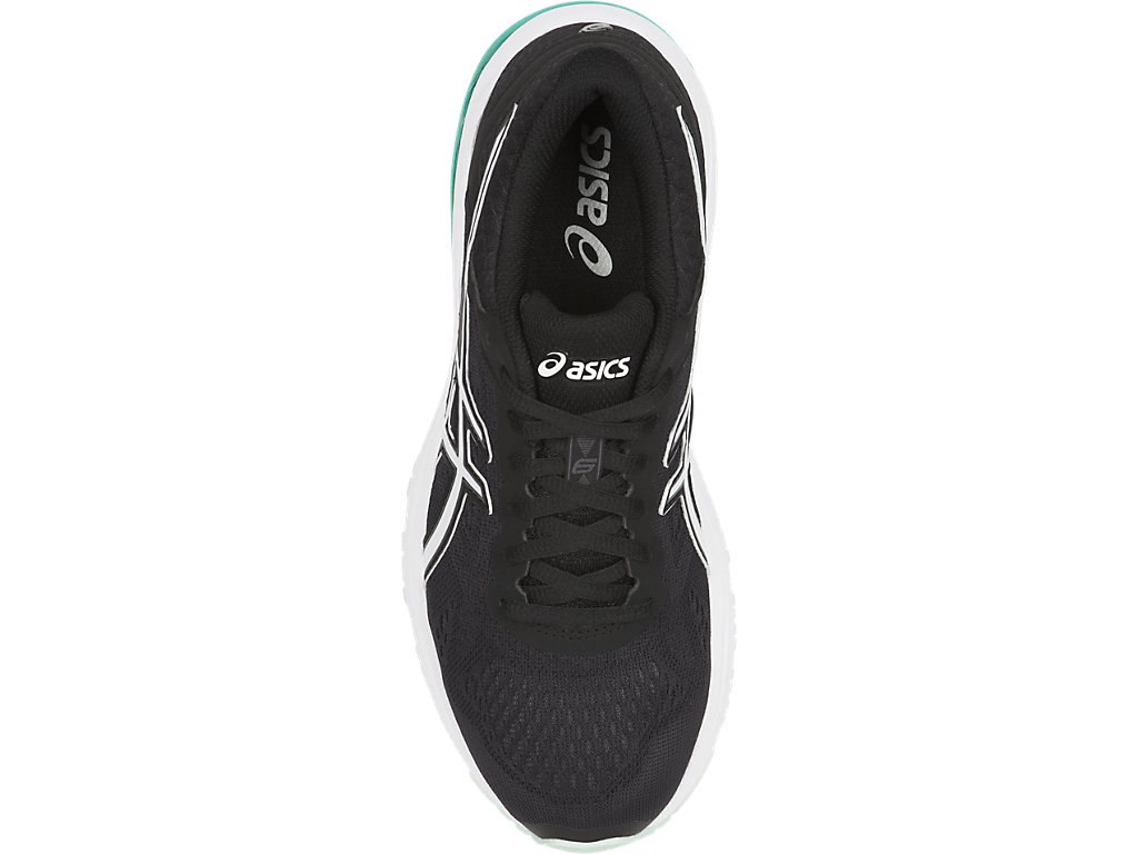 Asics Gt-1000 6 Running Shoes For Women Black/White 681DEQBO