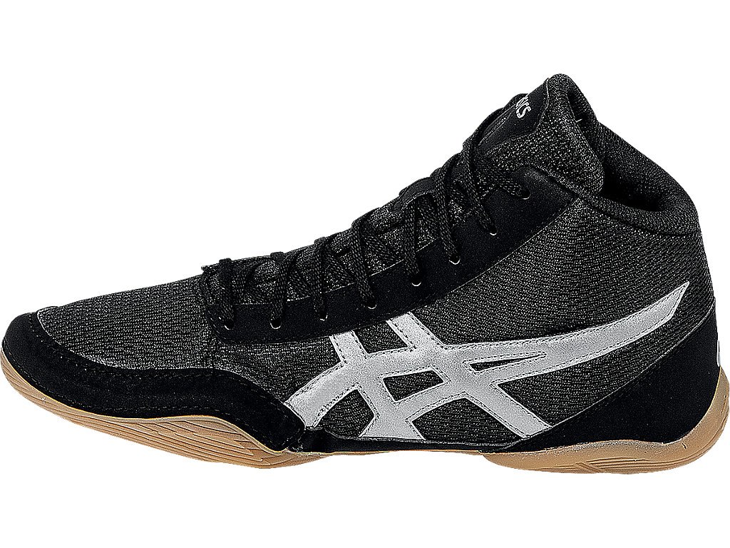 Asics Matflex 5 Wrestling Shoes For Men Black/Silver 684XHQKT