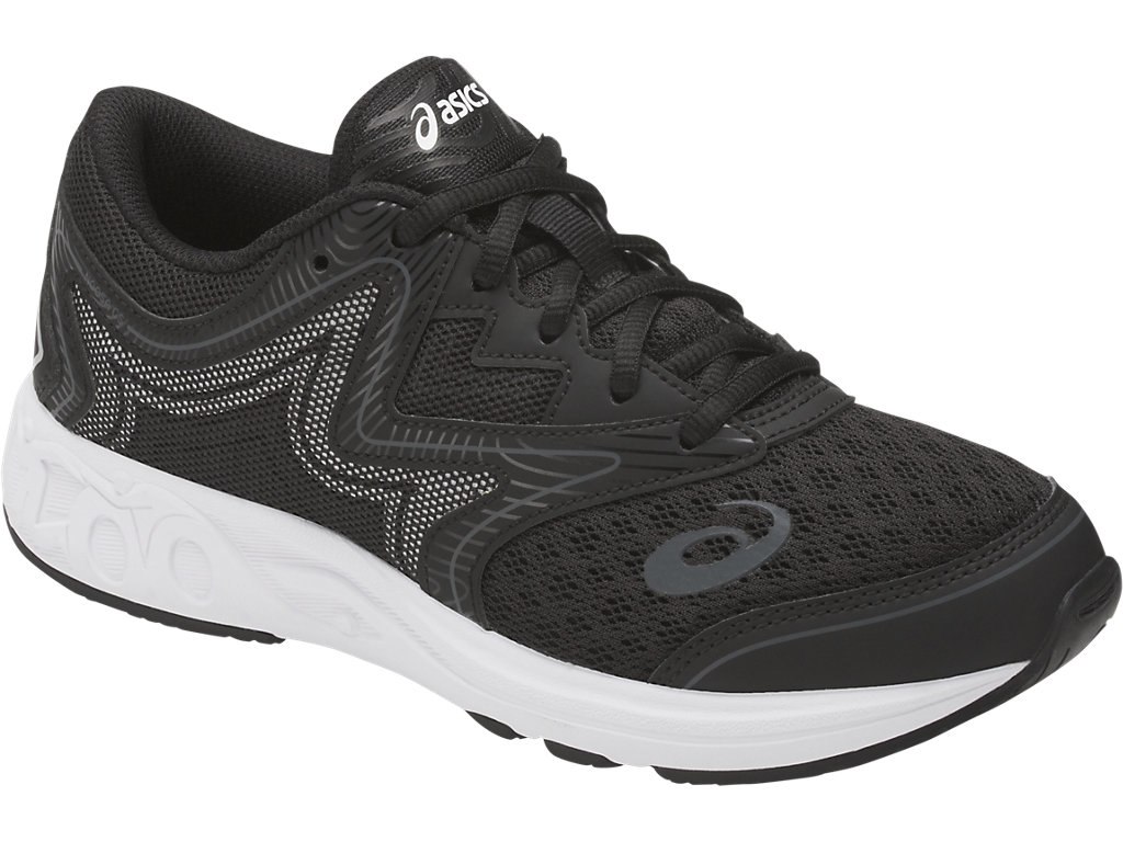 Asics Noosa Running Shoes For Kids Black/Dark Grey 686IYNCL