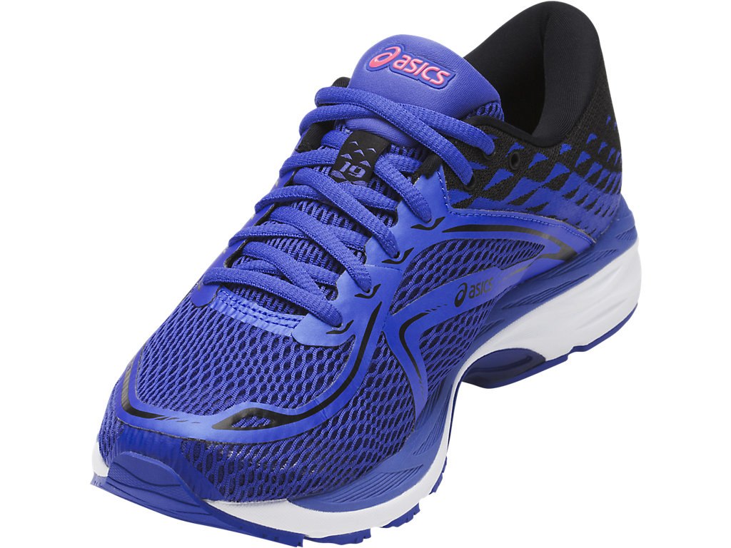 Asics Gel-Cumulus 19 Running Shoes For Women Blue Purple/Black/Coral 693DXBVN