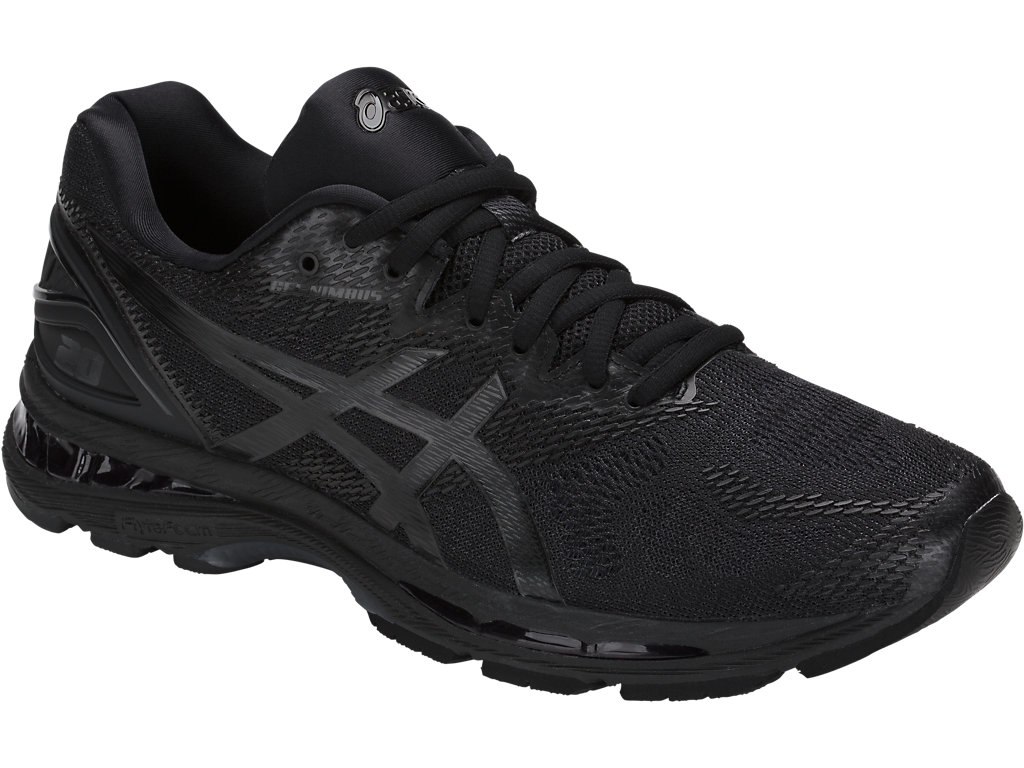 Asics Gel-Nimbus 20 Running Shoes For Men Black/Dark Grey 696MUNRD