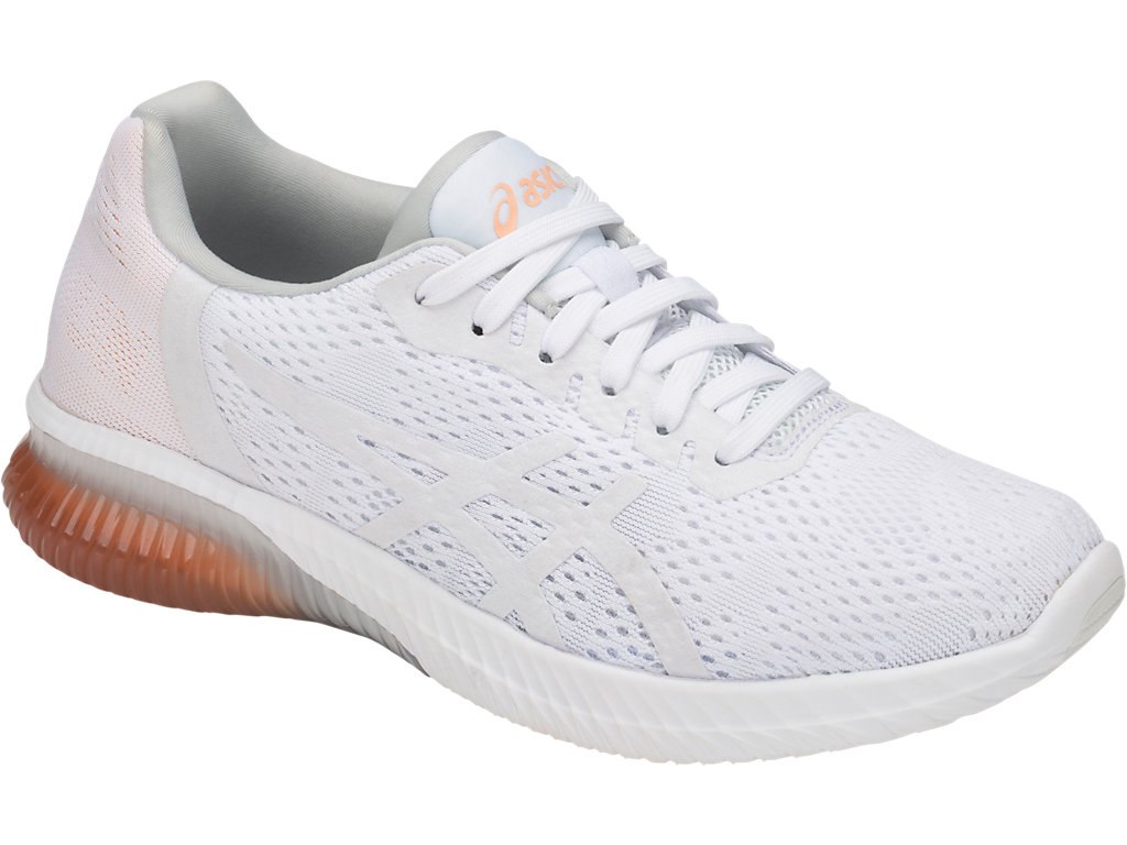 Asics Gel-Kenun Mx Shoes For Kids White/Apricot 697AEGMC