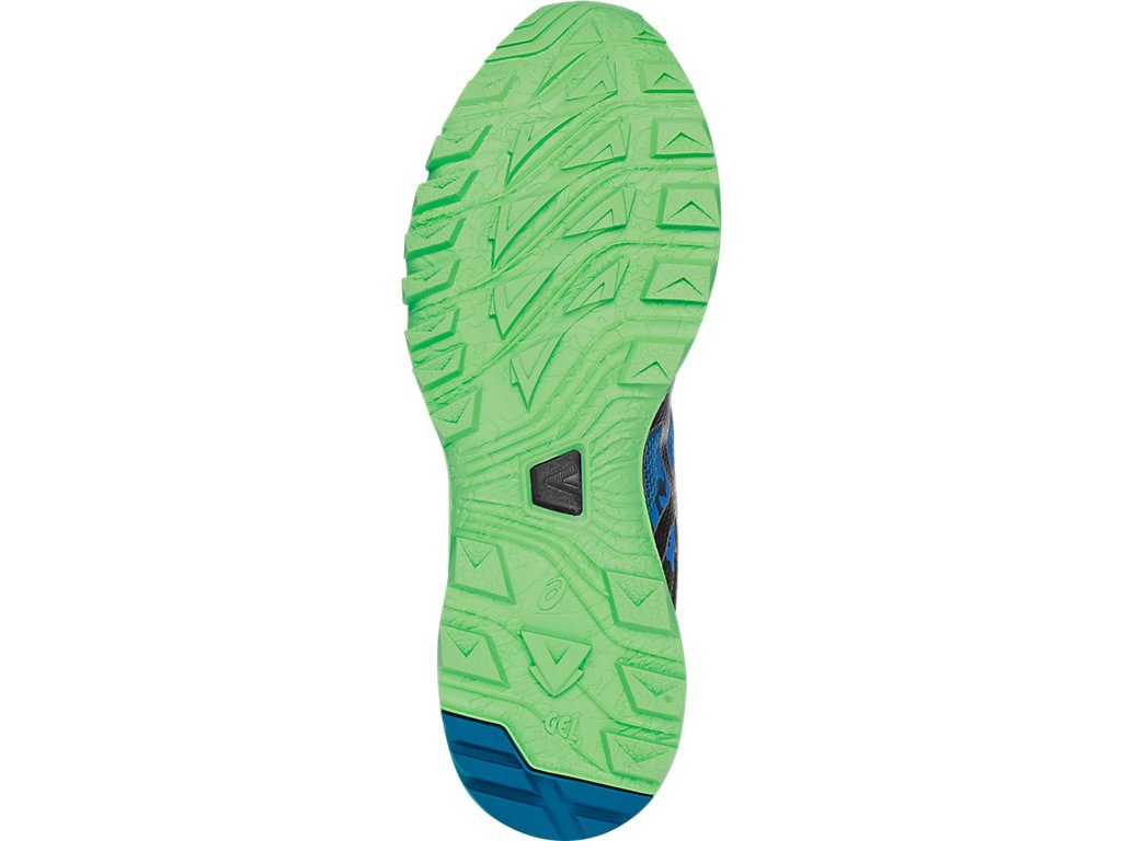 Asics Gel-Sonoma 3 Running Shoes For Men Blue/Black/Green 697TUSVW