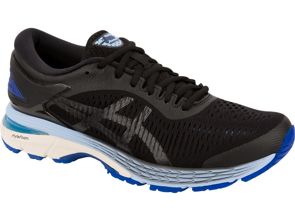 Asics Gel-Kayano 25 Running Shoes For Women Black/Blue 699QGAXB