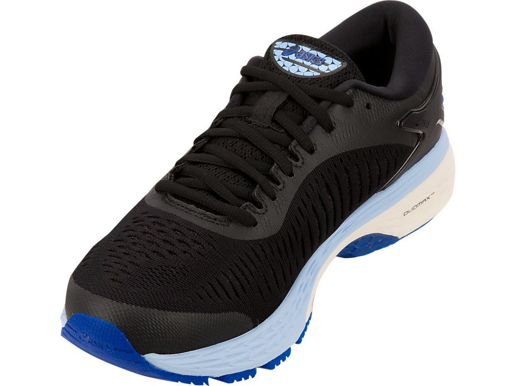 Asics Gel-Kayano 25 Running Shoes For Women Black/Blue 699QGAXB