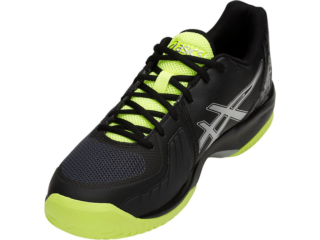 Asics Gel-Court Tennis Shoes For Men Black/Yellow 703IUAWV