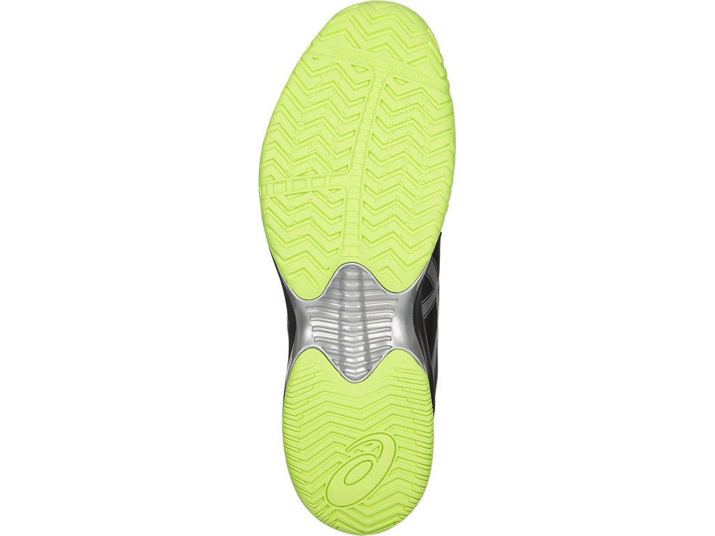 Asics Gel-Court Tennis Shoes For Men Black/Yellow 703IUAWV