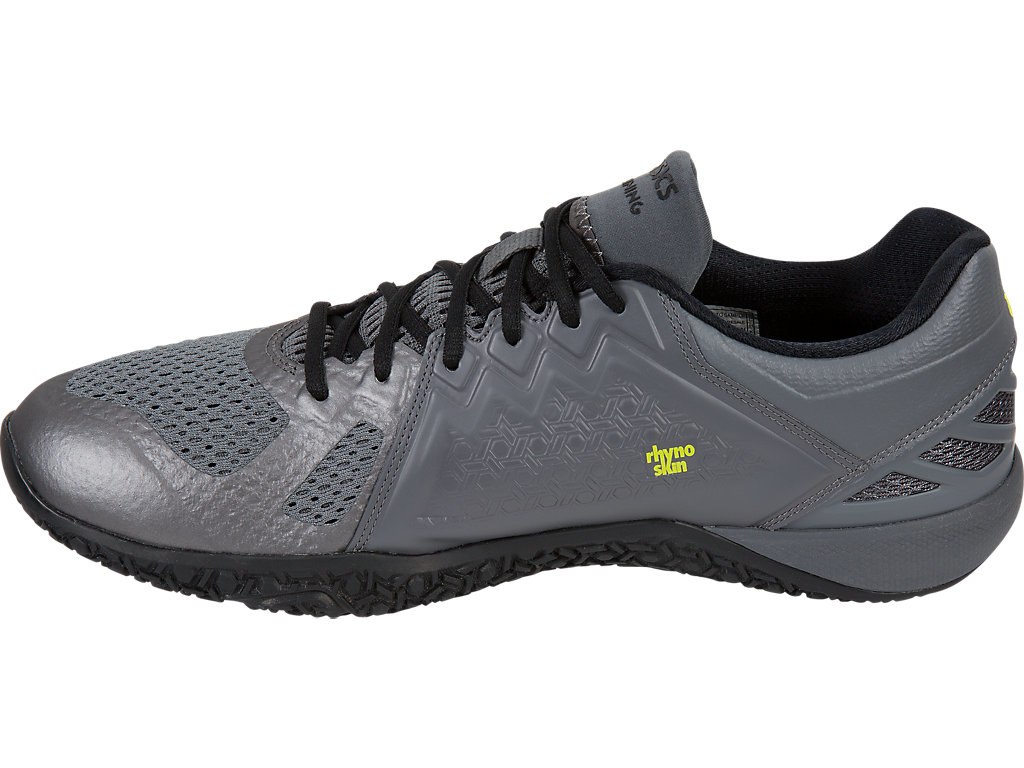 Asics Conviction X Training Shoes For Men Dark Grey/Black/Green 708CYMCL