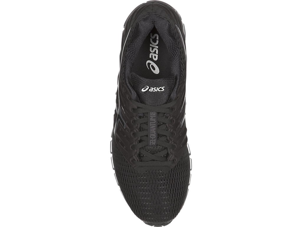 Asics Gel-Quantum 180 Running Shoes For Men Black/Dark Grey 709PWFQI