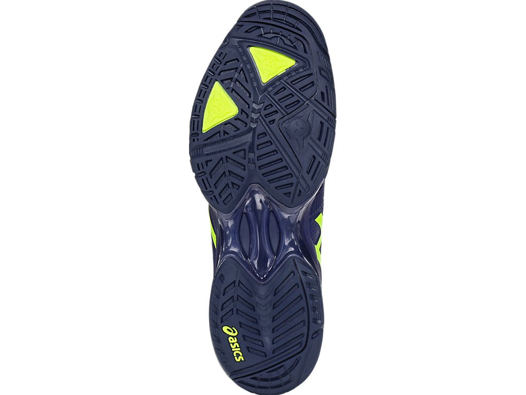 Asics Gel-Solution Speed 3 Tennis Shoes For Men Indigo Blue/Yellow 709XXNIM