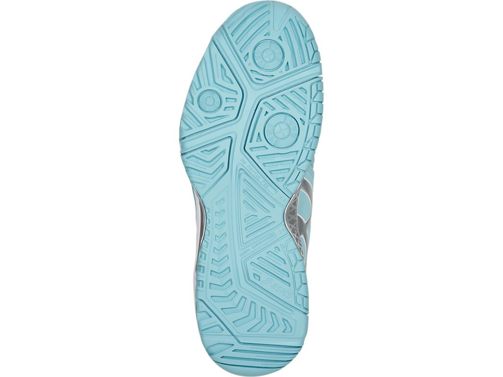 Asics Gel-Resolution 7 Tennis Shoes For Women Blue/Silver/White 721FQFNX