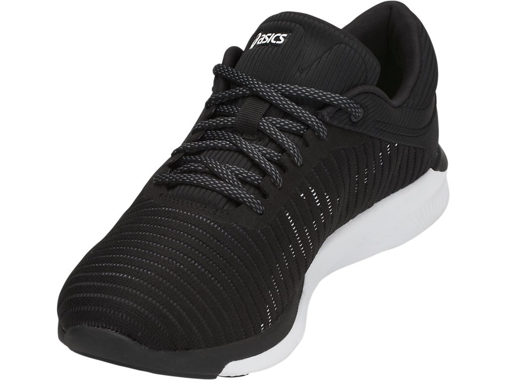 Asics Fuzex Rush Running Shoes For Men Black/White/Dark Grey 726BANJX