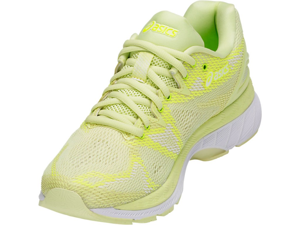Asics Gel-Nimbus 20 Running Shoes For Women Light Green/Light Green/Yellow 726KJXEE