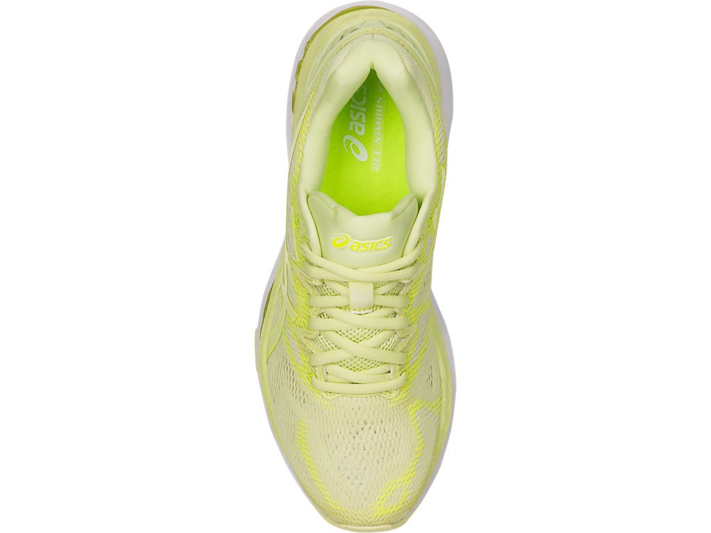 Asics Gel-Nimbus 20 Running Shoes For Women Light Green/Light Green/Yellow 726KJXEE