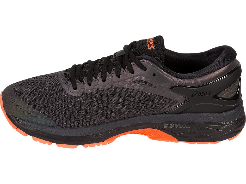 Asics Gel-Kayano 24 Running Shoes For Men Black 729DGZCR