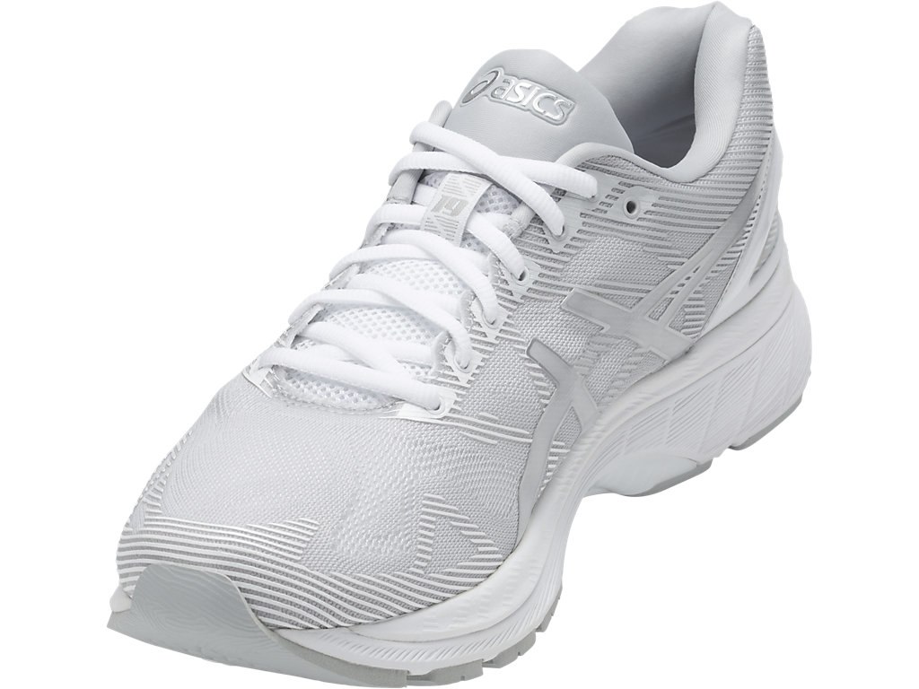 Asics Gel-Nimbus 19 Running Shoes For Men Grey/Silver/White 729PWORC
