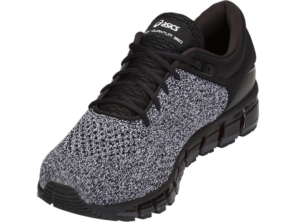 Asics Gel-Quantum 360 Running Shoes For Men Black/White/Black 730NHFEA