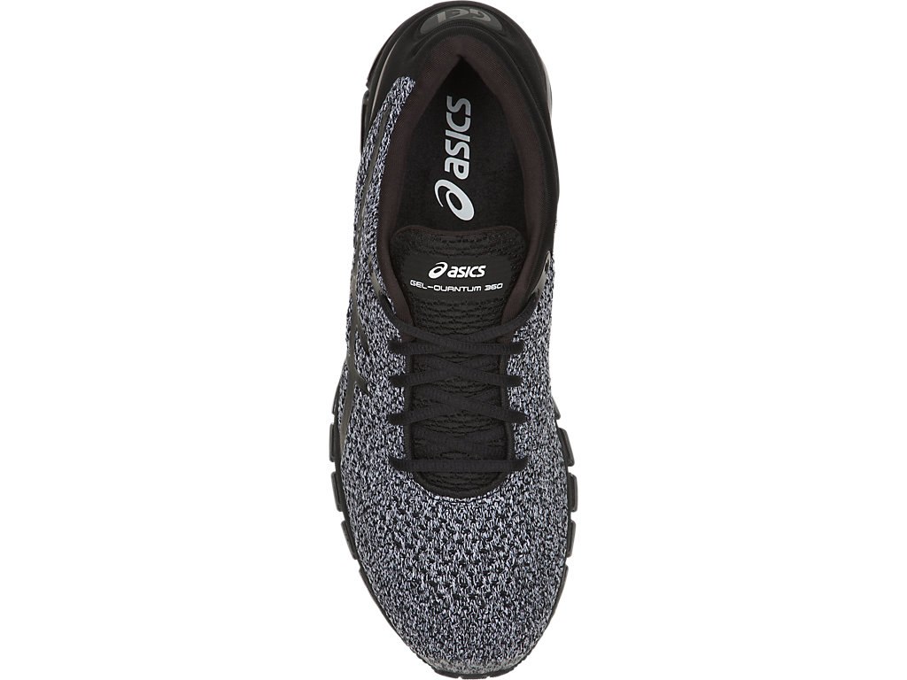 Asics Gel-Quantum 360 Running Shoes For Men Black/White/Black 730NHFEA