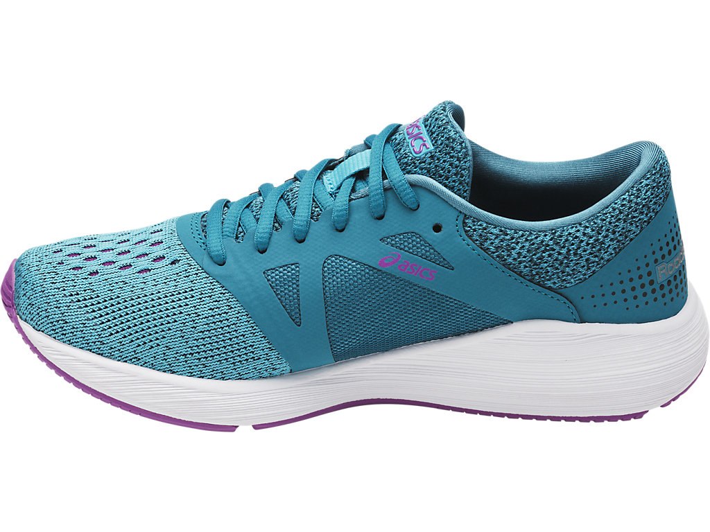 Asics Roadhawk Ff Running Shoes For Women Light Turquoise/White/Purple 738CPVTS